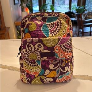 Vera Bradley Women's Purple Paisley Backpack